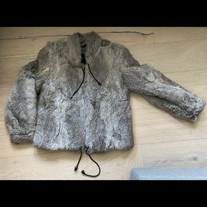Rabbit fur jacket